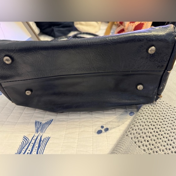 Patricia Nash Adeline Tote Navy - used - Picture 3 of 6